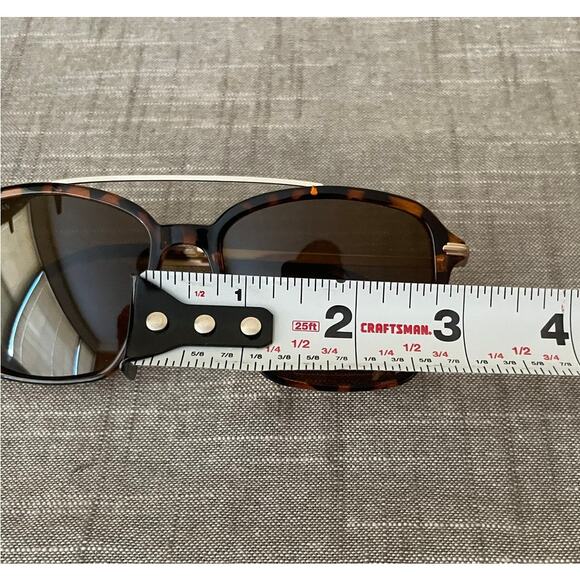 New Cole Haan Sport Aviator Womens Brown Tortoise Polarized Sunglasses main image 11